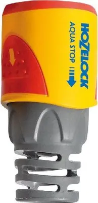 Image de Raccord AquaStop Plus pour un tuyau d’arrosage (ø 12,5 mm et 15 mm) - blister