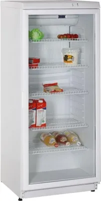 Image de Réfrigérateur commercial de 290 litres - porte vitrée isolée, éclairage intérieur LED