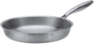 Zdjęcie produktu dla Resto Kitchenware Crater, Okrągły, Patelnia uniwersalna, Stal nierdzewna, Bez powłoki, Crater, 220 °C