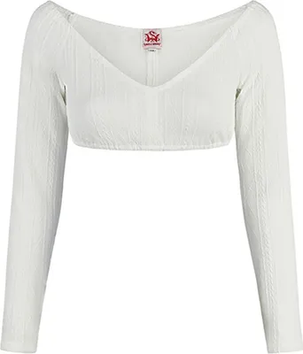 Produktbild von Dirndlbluse Geras Langarm weiß 38