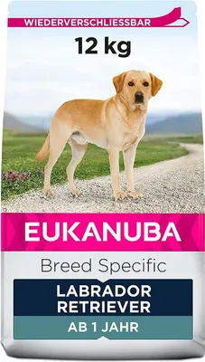 Produktbild von Eukanuba ADULT DRY DOG FOOD FOR LABRADOR RETRIEVERS, Adult, Huhn, Truthahn, 12 kg