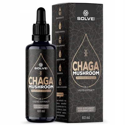 Zdjęcie produktu dla Błyskoporek Podkorowy (Chaga) W Kroplach 60Ml