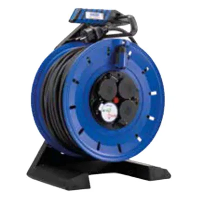 Immagine prodotto di HEDI K725N2TF Avvolgicavo interamente in plastica "Generazione 7" da 25 m per l'edilizia e l'esterno