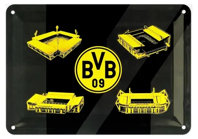 Produktbild von Borussia BVB Tempel Blechschild