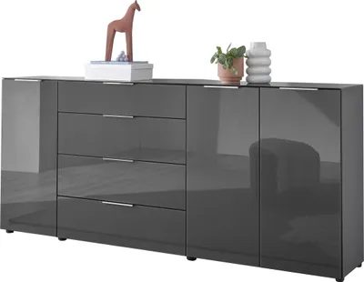 Produktbild von Kommode >Sean< in Anthrazit, - 226x99x40 cm ( BxHxT)