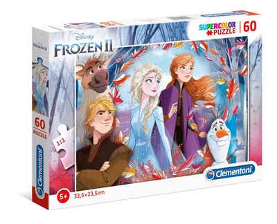 Obrázek produktu pro Clementoni 26058 - Frozen 2 - 60 dílků puzzle - Supercolor