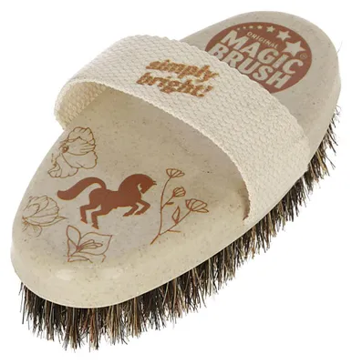 Image de Magic Brush Brosse à carder pour chevaux WaterLily Brosse à nettoyer