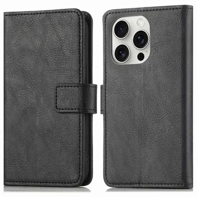 Obrázok produktu pre imoshion Luxe Bookcase pre Apple iPhone 16 Pro Max - Čierny