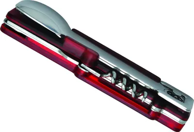 Produktbild von Outdoorbesteckset "Baladéo", rotes