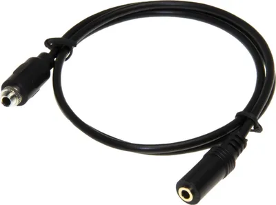 Produktbild von AUX Stereo Adapter Kabel Einbau Buchse 3,5mm Klinke Verlängerung Kupplung Auto