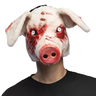 Image de Omgoods - Masque d'horreur de cochon effrayant pour Halloween