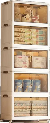 Produktbild von Aufbewahrungsbox, 5 Schichten, faltbares Design, 5 Schichten