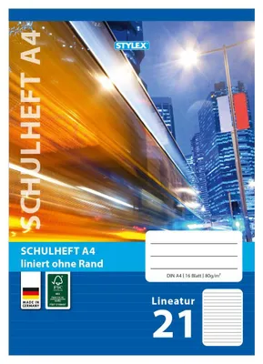 Produktbild von Top Schulheft Li Neatur 21 A4 29821 - 1 Stück