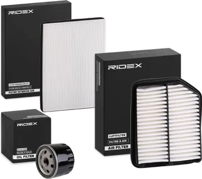 Produktbild von RIDEX Filterset Inspektionspaket Filtersatz für SUZUKI Grand Vitara II SUV (JT, TE, TD)