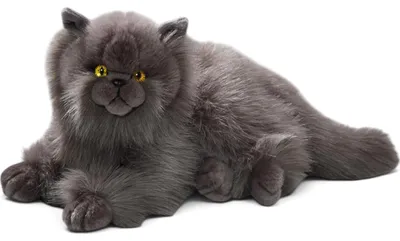 Image de Carl Dick Chat, chat persan gris env. 30cm 3433 Doudou, peluche, animal en peluche