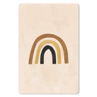 Produktbild von MuchoWow® Mauspad Mousepad Regenbogen - Bohème - Pastell 40x60 cm - Mousepads - Maus Mat - Pad - Mausunterlage - Schreibtisch Accesoire