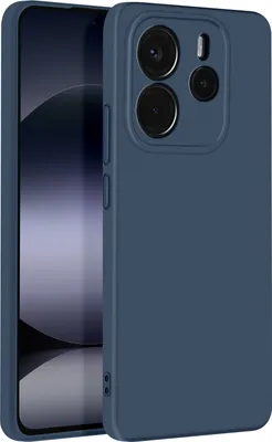 Produktbild von Avizar, Hülle für Redmi Note 14 4G Halbfest Soft-Touch Fingerabdruckfrei, Nachtblau