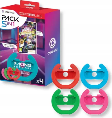 Produktbild von Oniverse ONIWHL-SWI-BRGP, Nintendo Switch, Rennrad, Mehrfarbig, China, 4 Stück(e), 153 mm