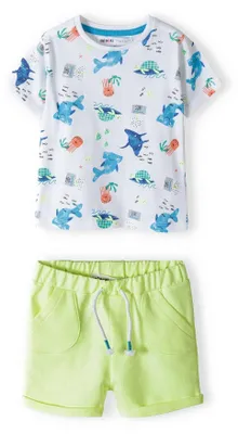 Produktbild von Minoti T Shirt Baumwolle Weiß Gr. 86 für Jungen