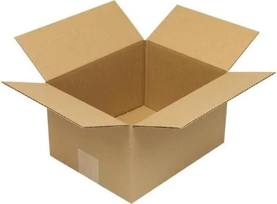 Image de Carton pliant 1 cannelure Rainurage en hauteur Dimensions 250x200x140mm B5 Qualité 1.20 B marron marron
