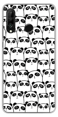Image de 1001Coques - Coque silicone compatible avec Huawei P30 Lite - Motif reunion de pandas - Design original imprimé en France
