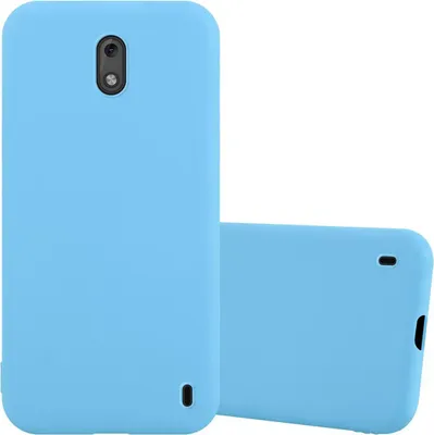 Produktbild von Cadorabo Hülle für Nokia 2 2017 Schutzhülle in Blau Handyhülle TPU Silikon Etui Case Cover