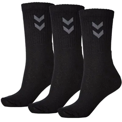 Imagen del producto de Hummel Basic, paquete de 3 calcetines deportivos, varios colores, modelo 22030, talla: 12 (41-45), color: