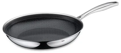 Braadpan 28 cm mit Honigwabenstruktur, keramisch beschichtet, ofenfest