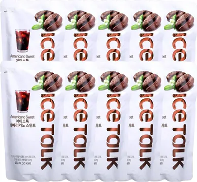 Zdjęcie produktu dla Ice Talk Americano Słodka kawa mrożona speciality 230ml 10 pack