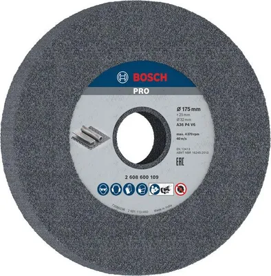 Produktbild von PRO Metal Schleifscheibe, 175 x 25 x 32 mm, G36