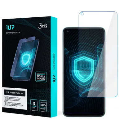 Produktbild von 3mk Display Schutzfolie 1UP für Xiaomi Redmi Note 9 5G transparent Gaming (3 Stück)