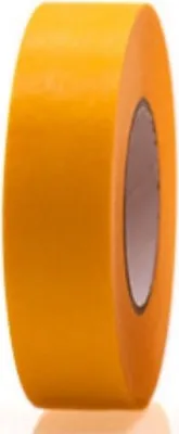 Obrázok produktu pre Profesionálna zlatá páska 50 m rolka x 24 mm - Painter's Tape Zlatá maskovacia páska - Maskovacia páska pre maliarov a lakýrnikov - Maskovacia páska do interiéru a exteriéru - Maliarska maskovacia páska - Univerzálna páska na maliarske práce