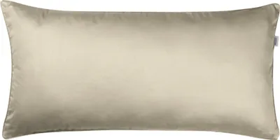 Image de Schöner Wohnen Taie d'oreiller en satin seule Pure Couleur sable Taille 40x80cm