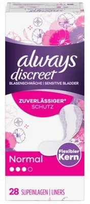 Produktbild von Always discreet Inkontinenz Liner Slipeinlagen 28 St