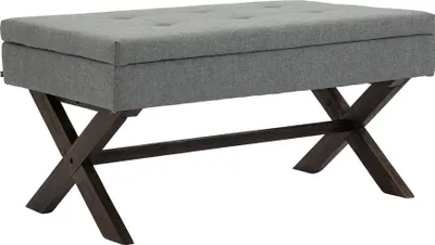 Produktbild von Sitzbank HLO-CP7 Stoff antik  grau
