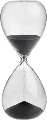 Image de TFA Dostmann Sablier transparent, anthracite analogique (18.6009.10.90)