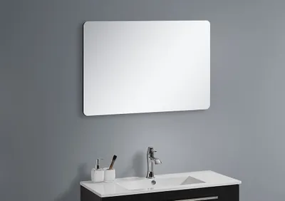 Produktbild von Badmöbel Spiegel BOXO 60 (schwarz)