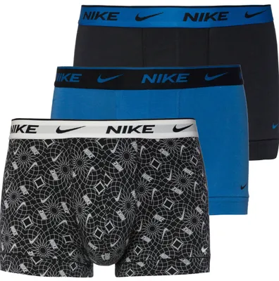 Obrázek produktu pro Nike Trunk 3Pk Blk Circle Print/ Photo Blue/Blk L