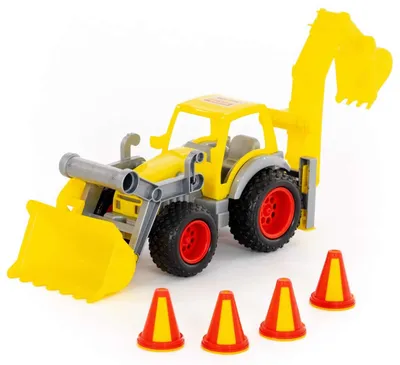 Produktbild von WADER ConsTruck Radlader mit Heckbagger Baustelle