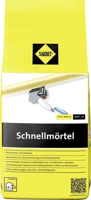 Produktbild von SAKRET Schnellmörtel 5 kg Beutel