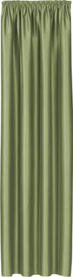 Produktbild von Schlaufenschal "Prag" verdunkelnd in grün mit Kräuselband B = 140 x H =245 cm