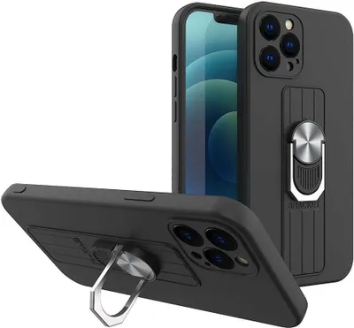 Image de Coque Ring Case Noir pour Samsung Galaxy S21+ KP38114