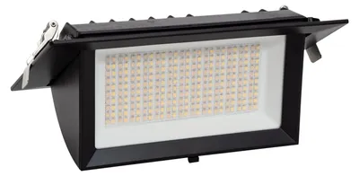 Produktbild von LED Downlight Schwenkbar Rechteckig  Schwarz  4000K Neutralweiß 60 W