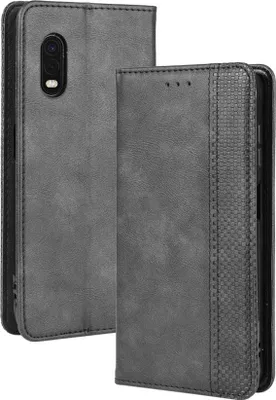 Produktbild von Mobigear Sensation Schutzhülle für Samsung Galaxy Xcover Pro – Klapphülle/Etui mit Geldbörsenfunktion – Schwarz