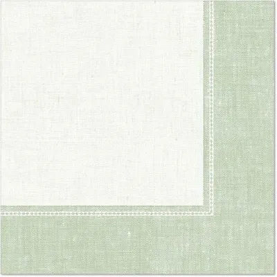 Produktbild von Servietten "ROYAL Collection" 1/4-Falz 40 cm x 40 cm jadegrün "Linum"