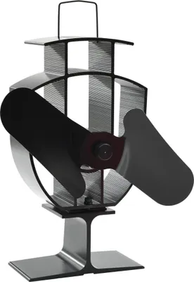 Obrázek produktu pro vidaXL Ventilátor na sporák s tepelným pohonem 2 lopatky černý