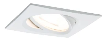 Produktbild von Paulmann LED Einbauleuchte Weiß eckig 7W GU10 460lm warmweiß 2700K Schwenkbar Dimmbar
