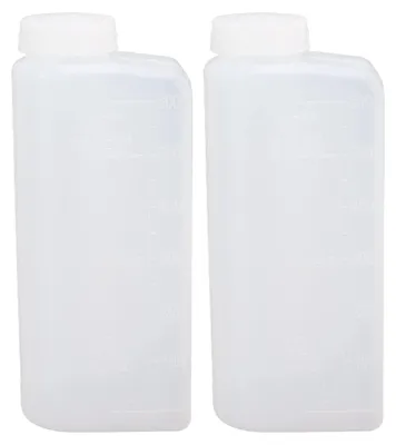 2er Set 600 ml Öl-Mischflasche aus Nylon für Kettensägen