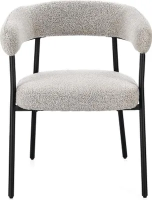 Produktbild von 2er Set Stuhl Giaele 56.5 x 75.5 x 59.5 cm Sperrholz Stahl Polyester Grau