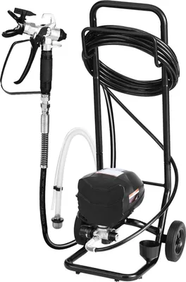 Zdjęcie produktu dla Stojak do natryskiwacza farby bezpowietrznej, 650 W, wysokociśnieniowy natryskiwacz bezpowietrzny 3000 PSI z wózkiem, szczotką do czyszczenia, wężem, przedłużką, dyszami, elektryczną maszyną do natryskiwania farby do wnętrz i na zewnątrz domu